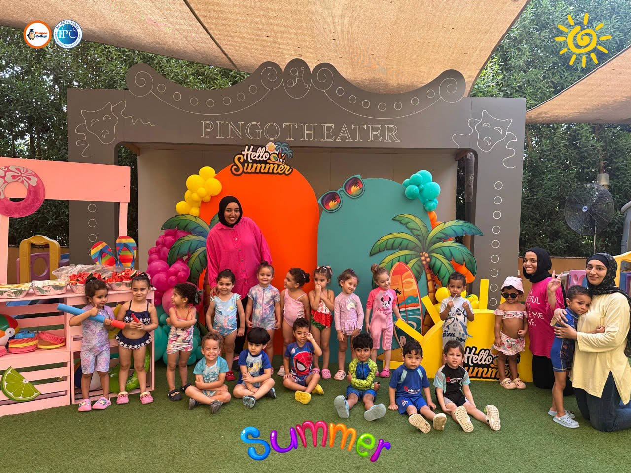 Summer party group